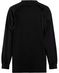 Balenciaga - Patched Raglan Cotton Sleevles T-Shirt - Lyst