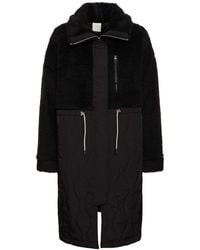 Varley - Walsh Quilted Sherpa Coat - Lyst
