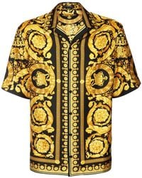Versace Camisa con estampado Barocco - Multicolor