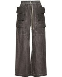 Rick Owens - Creatch Wide Cargo Pants - Lyst