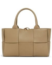 Bottega Veneta - Mini Arco Leather Tote Bag - Lyst