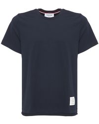 Thom Browne - T-shirt Aus Baumwolljersey Im Relaxed Fit - Lyst
