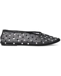 Khaite - Chaussures plates en mesh embelli marcy 5 mm - Lyst