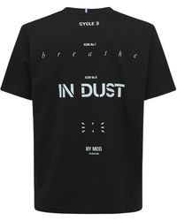 McQ In Dust Cotton T-shirt - Black