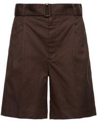 Soeur - Bermuda-shorts Aus Baumwolle Und Leinen "aurelie" - Lyst