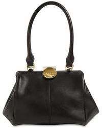 Marni Handtasche Aus Leder "doctor" - Schwarz