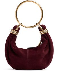 Chloé - Handtasche Aus Wildleder "bracelet" - Lyst
