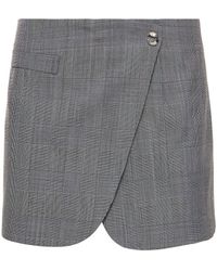 Coperni - Tailored Wool Mini Skirt - Lyst
