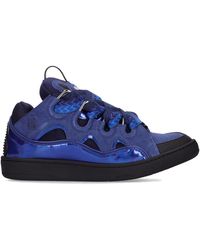 Lanvin Sneakers Aus Leder Und Vinyl "curb" - Blau