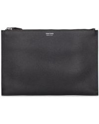 Tom Ford - Small Grain Leather Pouch - Lyst