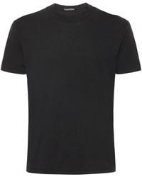 Tom Ford - T-shirt Aus Lyocell & Baumwolle - Lyst