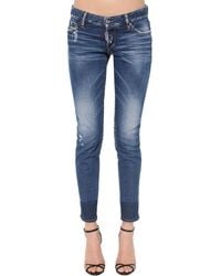 DSquared² Medium Clean Wash Jennifer Jeans - Blue