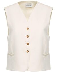 Loulou Studio - Iba Cotton & Linen Vest - Lyst