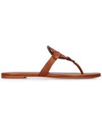 Tory Burch - 10mm Hohe Sandalen Aus Leder "miller" - Lyst