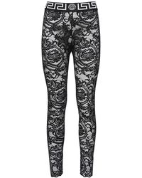 Versace Greek Lace レギンス - ブラック