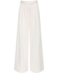 Max Mara - Chenzia Jersey Jacquard Wide Leg Pants - Lyst