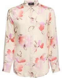 DSquared² - Floral ビスコースシャツ - Lyst