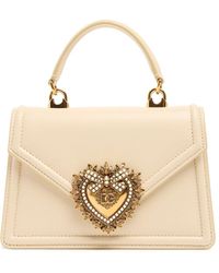 Dolce & Gabbana - Mini Devotion レザートップハンドルバッグ - Lyst
