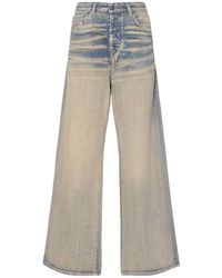 DIESEL - Mujer Jeans Anchos De Denim - Lyst