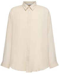 Acne Studios - Setar Basket Weave Organic Cotton Shirt - Lyst