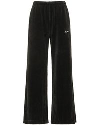 Nike Pantalon ample en velours - Noir