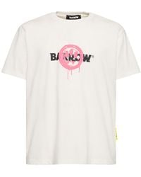 Barrow - Bedrucktes T-shirt Aus Baumwolle - Lyst