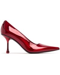 Jimmy Choo - 80mm Hohe Lederpumps "ixia" - Lyst