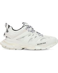 Balenciaga - 50mm Hohe Sneakers Aus Mesh Und Kunstleder "track" - Lyst