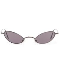 Acne Studios - Mirrored Mini Oval Sunglasses Unique - Lyst