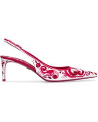 Dolce & Gabbana - Zapatos de piel destalonados 60mm - Lyst