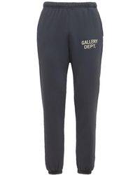 GALLERY DEPT. Pantalon De Sport En Coton À Logo - Bleu