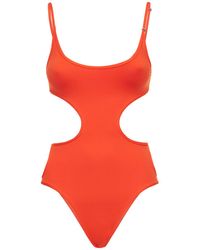 The Attico - Cut Out One Piece Swimsuit - Lyst
