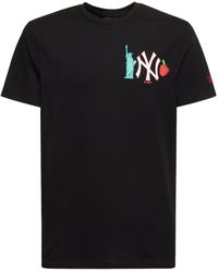 KTZ Yankee Stadium Printed Cotton T-shirt in Black for Men