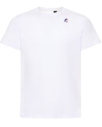 K-Way - T-shirt Mit Normaler Passform "le Vrai Edouard" - Lyst