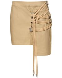 CANNARI CONCEPT - Minifalda de algodón con cordones - Lyst