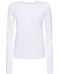 Alo Yoga - T-shirt en tissu technique alosoft finesse - Lyst