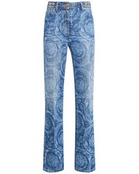 Versace - Jeans Aus Denim "barocco" - Lyst