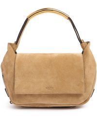 Moschino - Handle Me スエードショルダーバッグ - Lyst