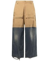 Balenciaga - Patched Cotton Cargo Pants - Lyst