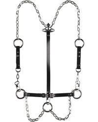 Vivienne Westwood - Embellished Chain Belt Harness - Lyst