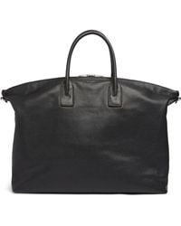 Saint Laurent - Giant Bowling Leather Tote Bag - Lyst