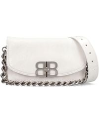Balenciaga - Small Bb Soft Leather Shoulder Bag - Lyst
