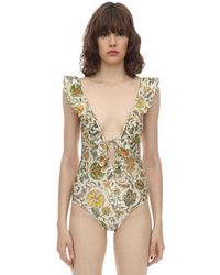 Zimmermann Bañador Entero De Lycra - Neutro