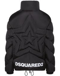 DSquared² - Jacke Mit Kapuze Und Logo - Lyst