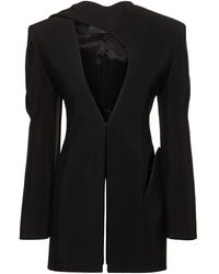 Mugler - Heavy Fluid Suiting Long Jacket - Lyst