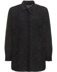 Yohji Yamamoto - A-jq Cotton Blend Shirt - Lyst
