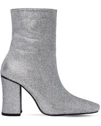 Dorateymur 90mm Glitter Fabric Ankle Boots - Gray