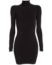 Balenciaga - Seamless Nylon Blend Mini Dress - Lyst