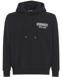 DSquared² - Ceresio 9 Print Cotton Jersey Hoodie - Lyst