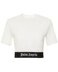 Palm Angels - ホワイト Tape Tシャツ - Lyst
